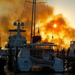 Fire at Marsh Harbour