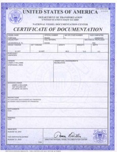 Coast Guard Documentation