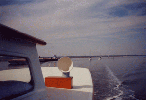 Passing a barge