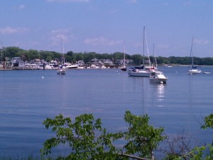 A bay near Warwick, Rhode Island